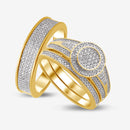 Diamond Halo Stud Massa